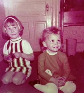 Looking back at the child you were.