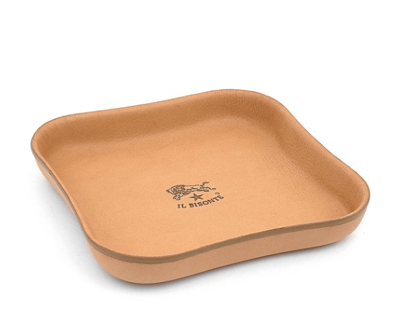 TIDY TRAY IN COWHIDE LEATHER C0660 (COLOR NATURAL) $140